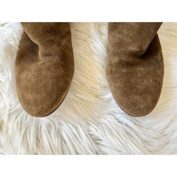 Giuseppe Zanotti Suede Leather Over The Knee Boots Flat 5