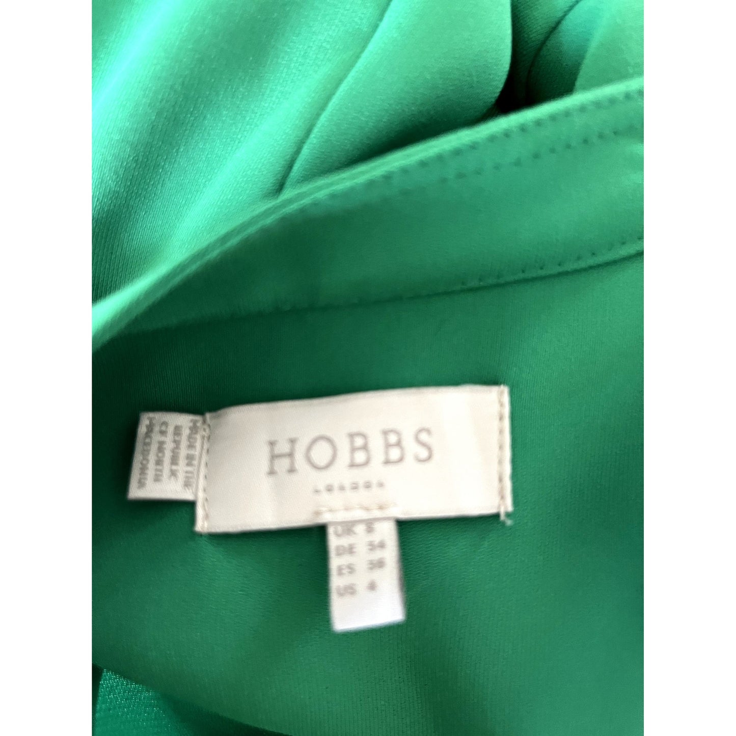 Hobbs London Clara Belted Shirt Dress Green 4